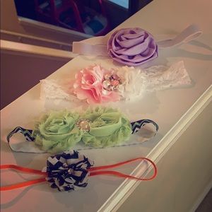 Infant Headbands Set of 4